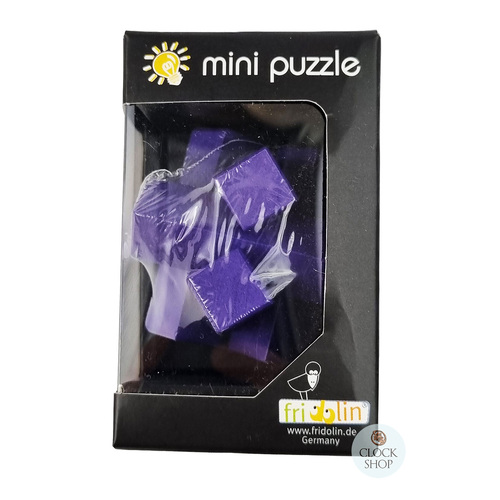 Wooden 3D Puzzle- Purple Knot