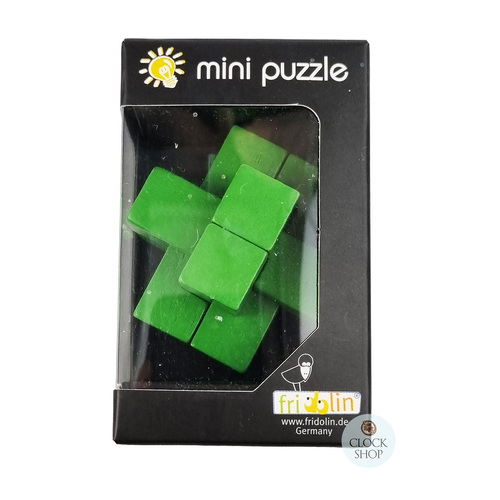 Wooden 3D Puzzle- Green Cross