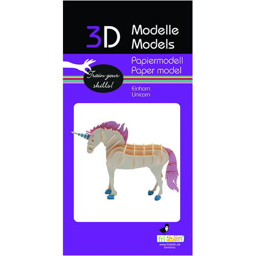 3D Paper Model- Unicorn