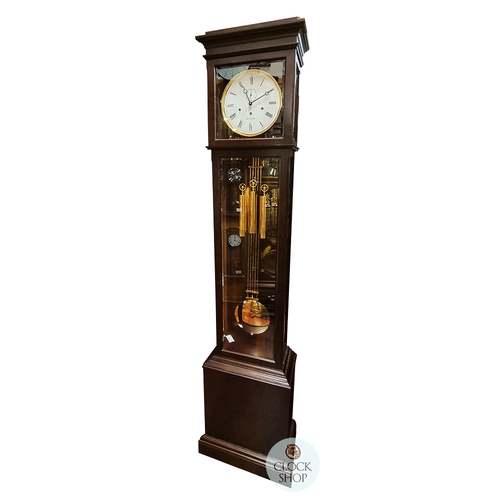 208cm Limited Edition Dark Cherry Grandfather Clock With Westminster Chime By K&K Exclusive image