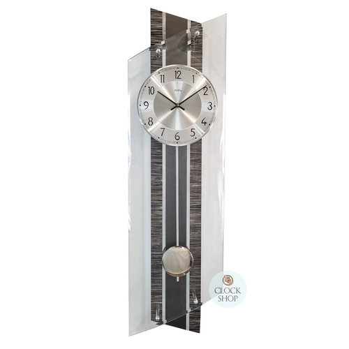 84cm Grey Pendulum Wall Clock By AMS image