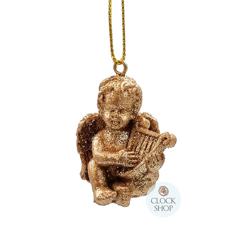 4cm Gold Angel Hanging Decoration image