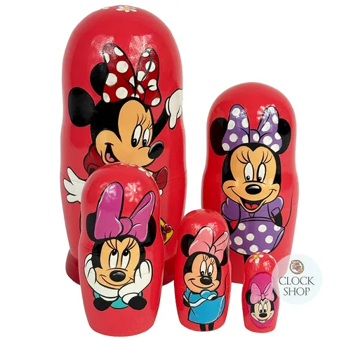 Minnie Mouse Russian Dolls- 18cm (Set Of 5) image
