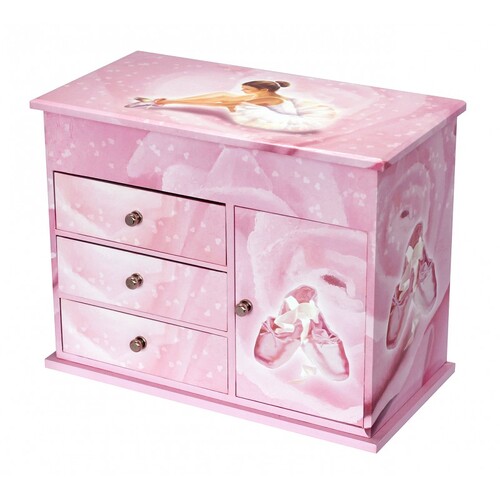 Pink Ballerina Musical Jewellery Box (Mozart- Piano Sonata)