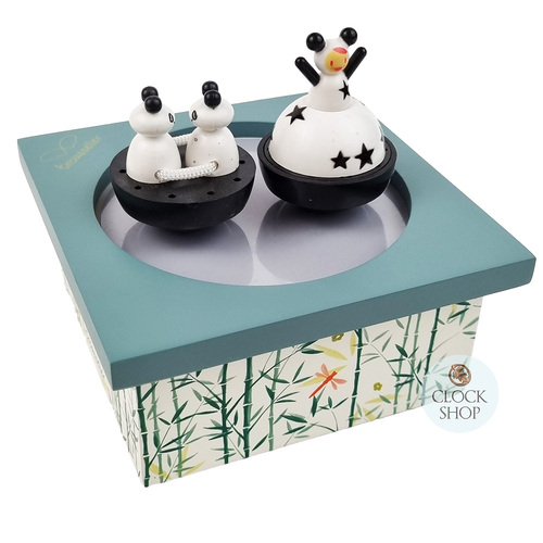 Panda Music Box With Spinning Figurines (Tchaikovsky- The Sleeping Beauty)