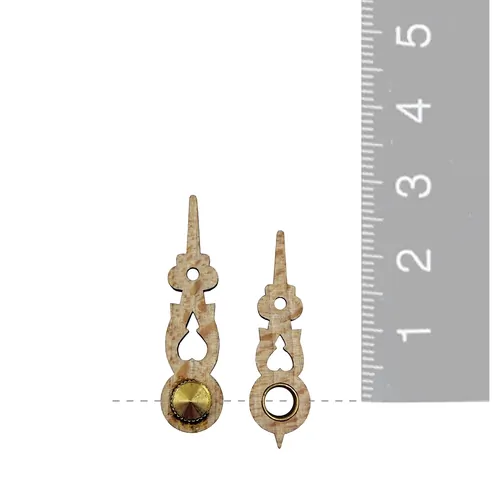 Wooden Quartz Cuckoo Clock Hands By ENGSTLER (28mm & 25mm) image
