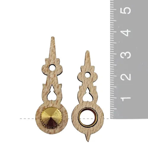 Wooden Quartz Cuckoo Clock Hands By ENGSTLER (38mm & 32mm) image