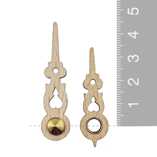 Wooden Quartz Cuckoo Clock Hands By ENGSTLER (45mm & 33mm) image
