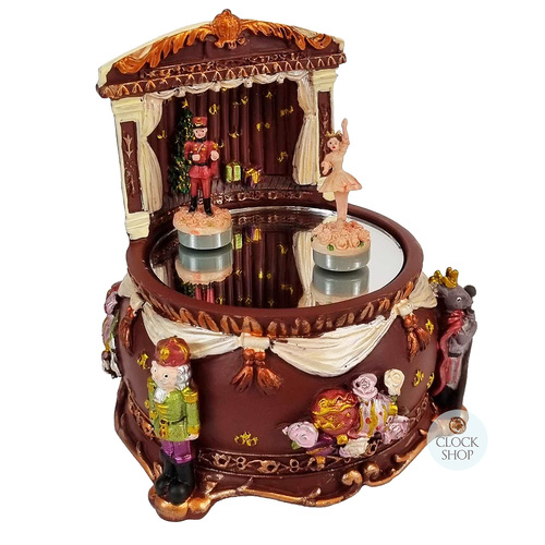 14cm Rotating Musical Christmas Nutcracker Ballet Music Box (Tchaikovsky- March Of The Toy Soldiers)