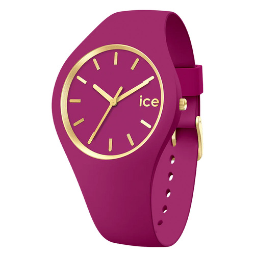34mm Glam Brushed Collection Orchid Pink & Gold Womens Watch By ICE-WATCH