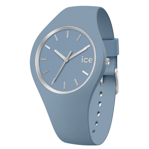 40mm Glam Brushed Collection Arctic Blue & Silver Womens Watch By ICE-WATCH