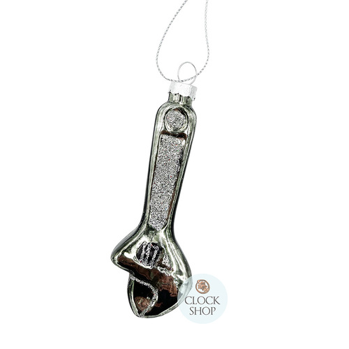 10cm Glass Wrench Hanging Decoration