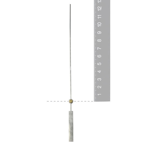 Silver Euroshaft Quartz Seconds Hand (125mm) image