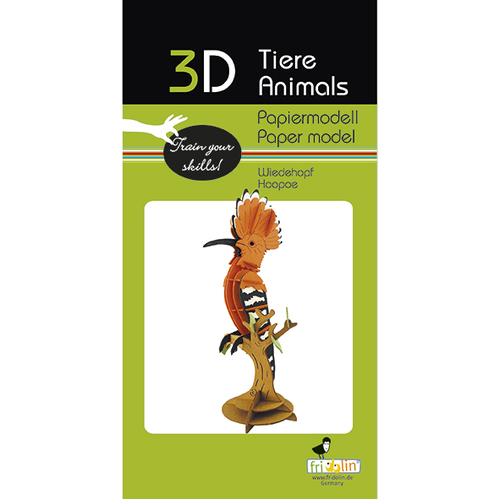 3D Paper Model- Hoopoe image