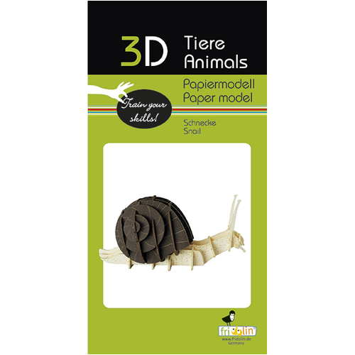 3D Paper Model- Snail image
