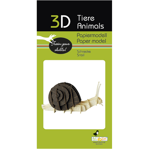 3D Paper Model- Snail