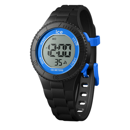 35mm Digit Collection Black & Blue Youth Digital Watch By ICE-WATCH image