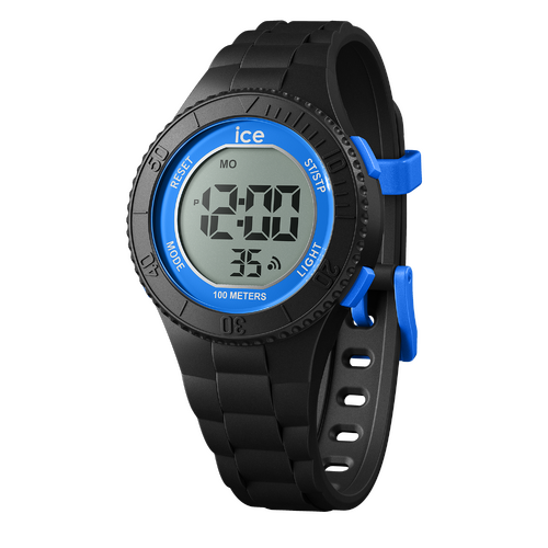 35mm Digit Collection Black & Blue Youth Digital Watch By ICE-WATCH