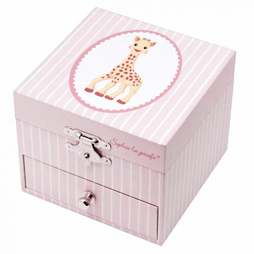 Sophie The Giraffe Glow In The Dark Musical Jewellery Box (La Vie En Rose) image