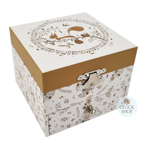 Squirrel In The Meadow Musical Jewellery Box (Strauss- The Blue Danube) image