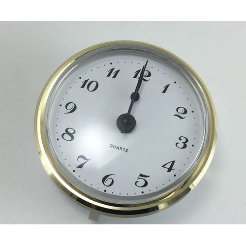 Round Arabic Gold 66mm - Quartz Clock Movement