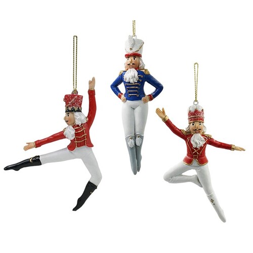 12cm Nutcracker Dancer Hanging Decoration- Assorted Designs image