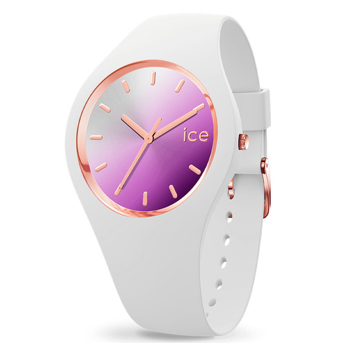 34mm Sunset Collection White & Orchid Pink Womens Watch By ICE-WATCH