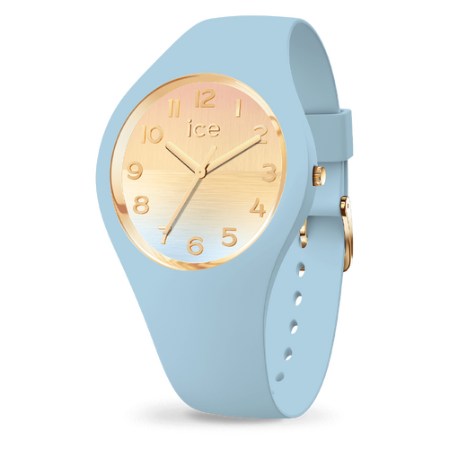 Horison Collection Gold Watch with Blue Strap By ICE