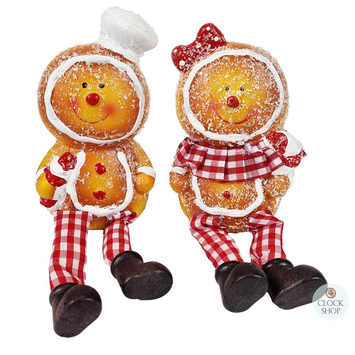 12cm Gingerbread Men Shelf Sitter- Assorted Designs