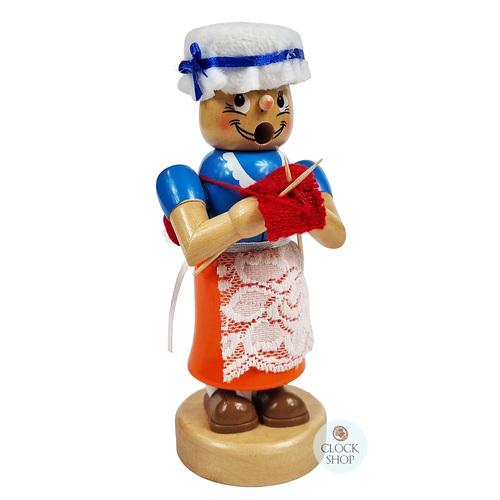16.5cm Oma Knitting German Incense Burner image