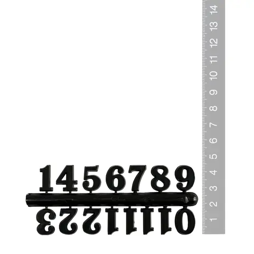 16mm Black Arabic Numerals image