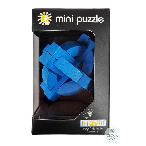 Wooden 3D Puzzle- Blue Ball