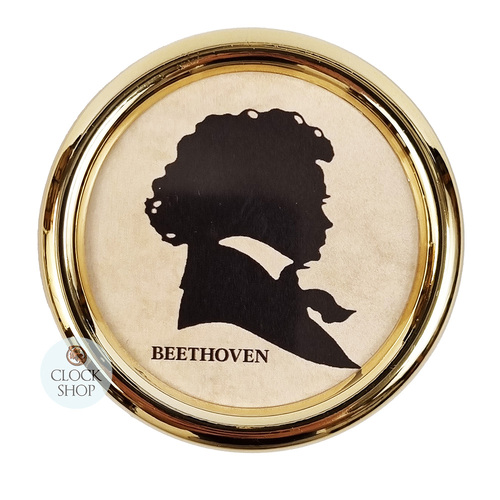 Round Acrylic Music Box Silhouette (Fur Elise- Beethoven)