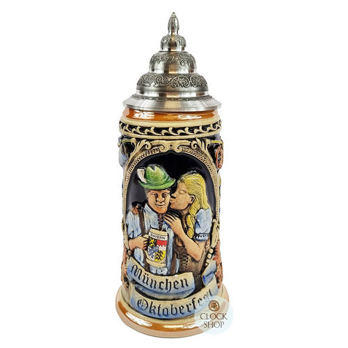 Oktoberfest 200 Years Beer Stein With Kissing Couple 0.75L By KING image