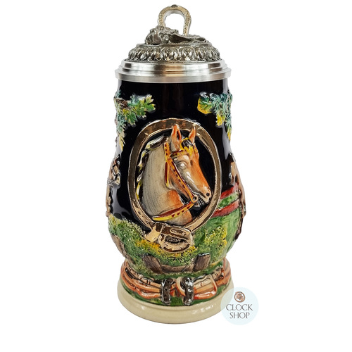 Horse Beer Stein Dark 0.5L By Thewalt 1893 image