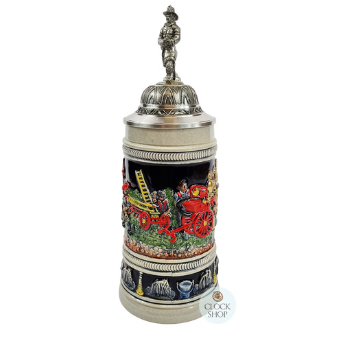 Firefighter Beer Stein With Firefighter Pewter Lid 0.75L By KING