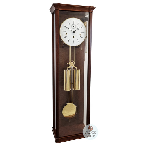 87cm Walnut 8 Day Mechanical Regulator Wall Clock By HERMLE