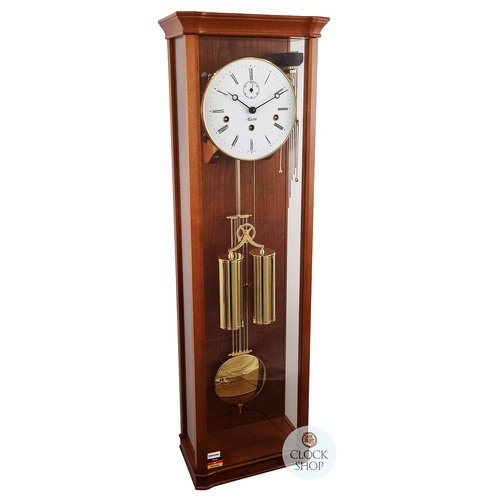 87cm Cherry 8 Day Mechanical Regulator Wall Clock By HERMLE image