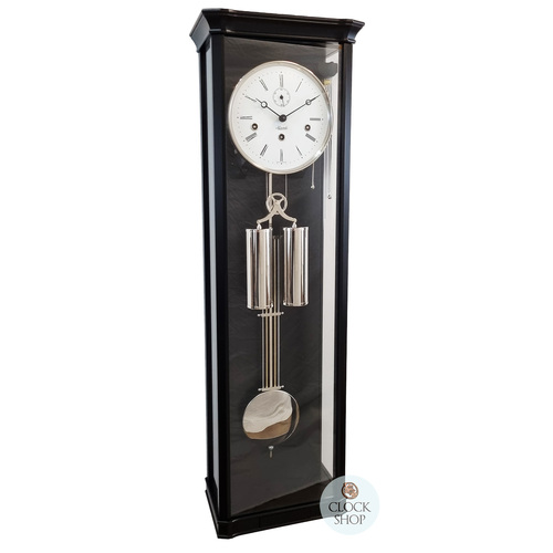 87cm Black 8 Day Mechanical Regulator Wall Clock By HERMLE