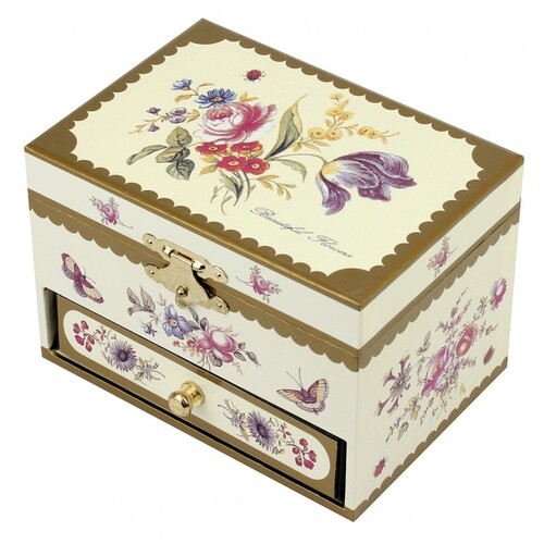 Floral Ballerina Musical Jewellery Box (Romeo & Juliet) image