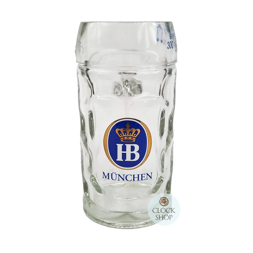 Hofbräuhaus München Glass Beer Mug 0.3L