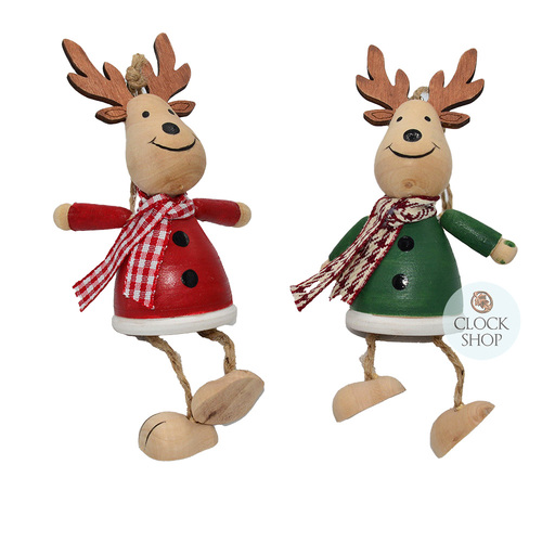 11cm Reindeer with Dangle Legs - Assorted Designs image
