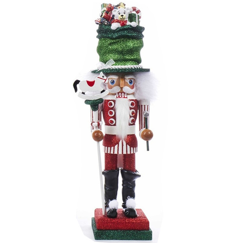 45cm Christmas Nutcracker With Toy Sack Hat