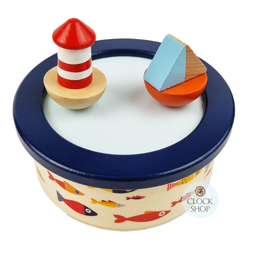 Nautical Music Box with Spinning Figurines (Do You Know How Many Stars There Are)