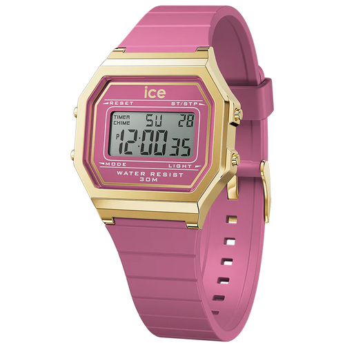 32mm Digit Retro Collection Purple & Gold Digital Womens Watch By ICE-WATCH image