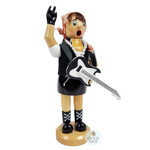20cm Female Guitarist German Incense Burner image
