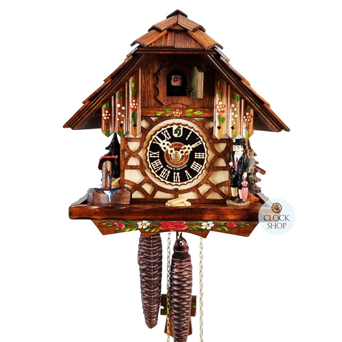 Black Forest Chalet 1 Day Mechanical Chalet Cuckoo Clock 20cm By HÖNES