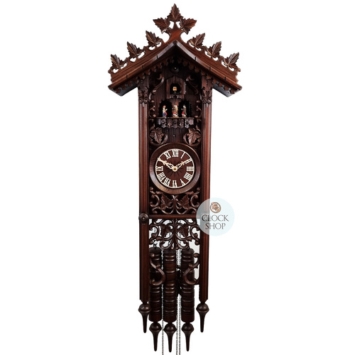 Railroad House Mahogany 8 Day Mechanical Cuckoo Clock 101cm By HERR