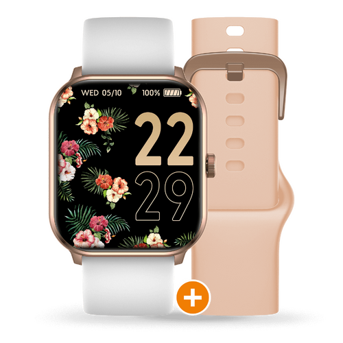 38mm Smart Collection Rose Gold & White Womens Digital Watch By ICE-WATCH image