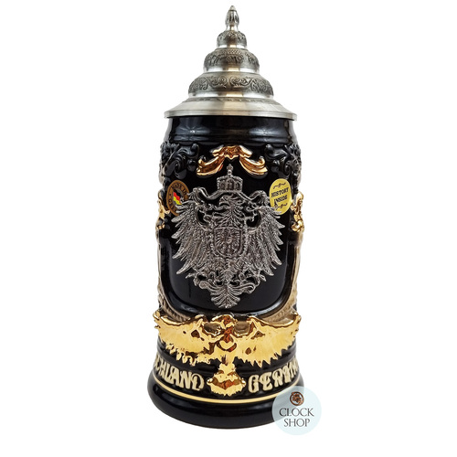 Deutschland Beer Stein With Pewter Eagle 0.4L By KING image